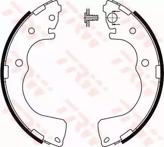 Колодки тормозные барабанные TRW GS8435