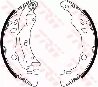 Тормозные колодки задние (барабанные) TRW GS8474