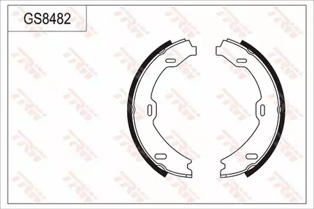 Колодки тормозные барабанные TRW GS8482