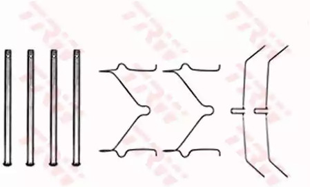 Пружинки тормозных колодок TRW PFK208