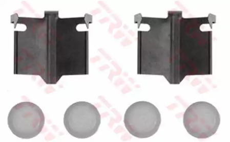 Комплектующие колодки дискового тормоза TRW PFK263
