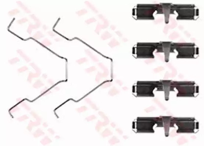 Комплектующие колодки дискового тормоза TRW PFK367