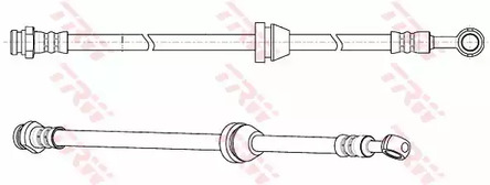 Шланг тормозной TRW PHD947