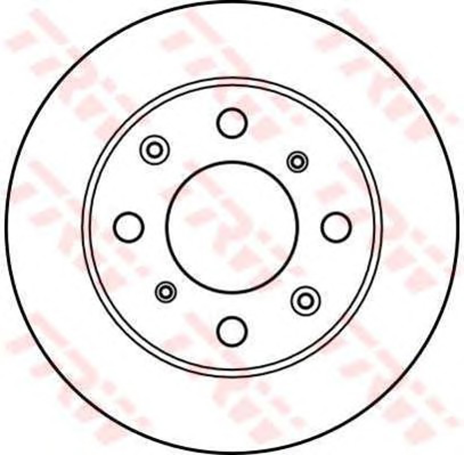 Диск тормозной TRW DF2640