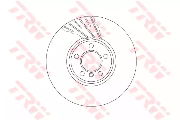 Тормозной диск TRW DF6612S