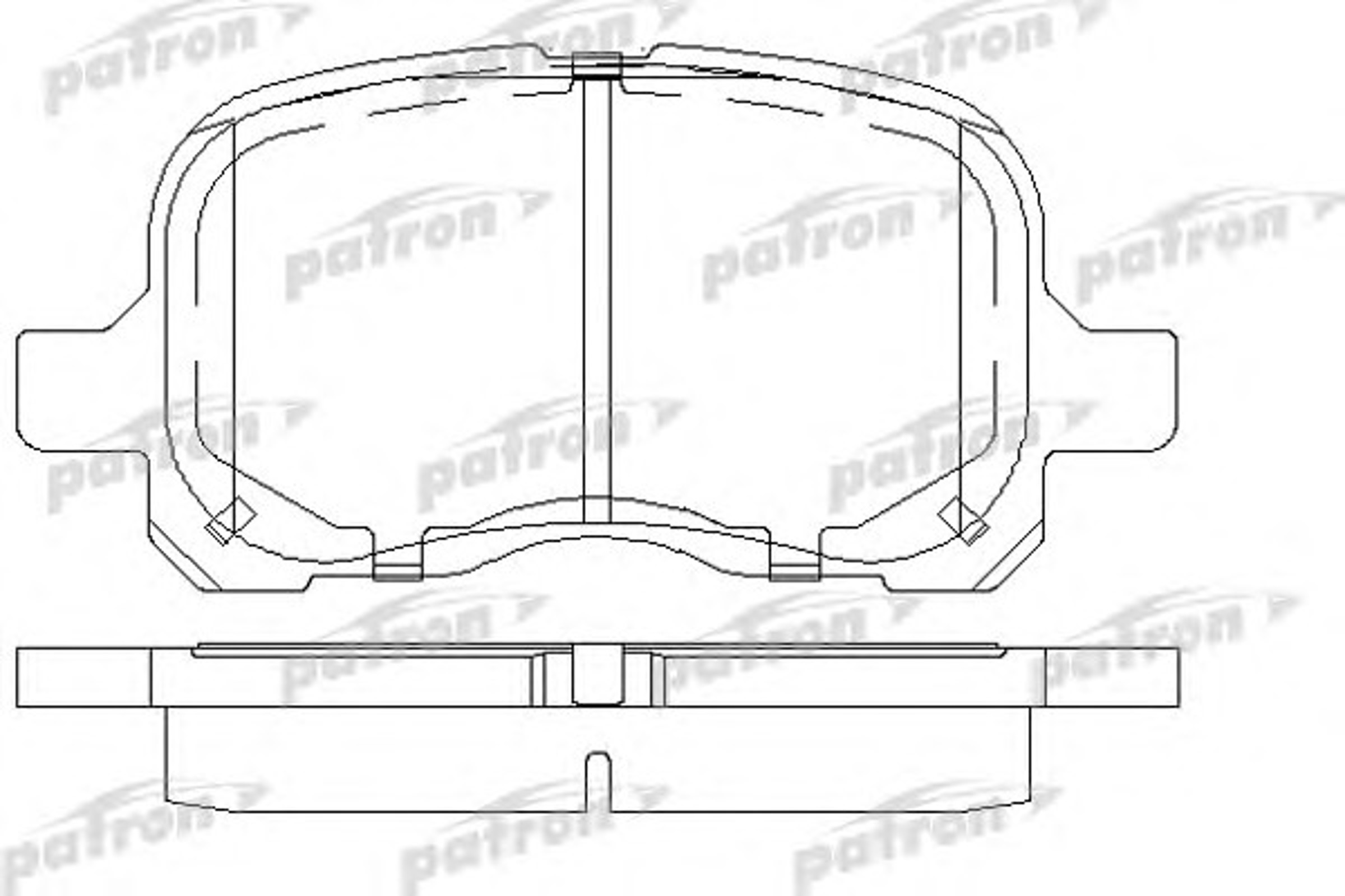 Колодки тормозные дисковые TRW GDB3204