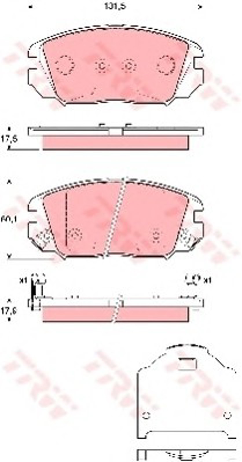 Комплект тормозных колодок дисковый тормоз cotec