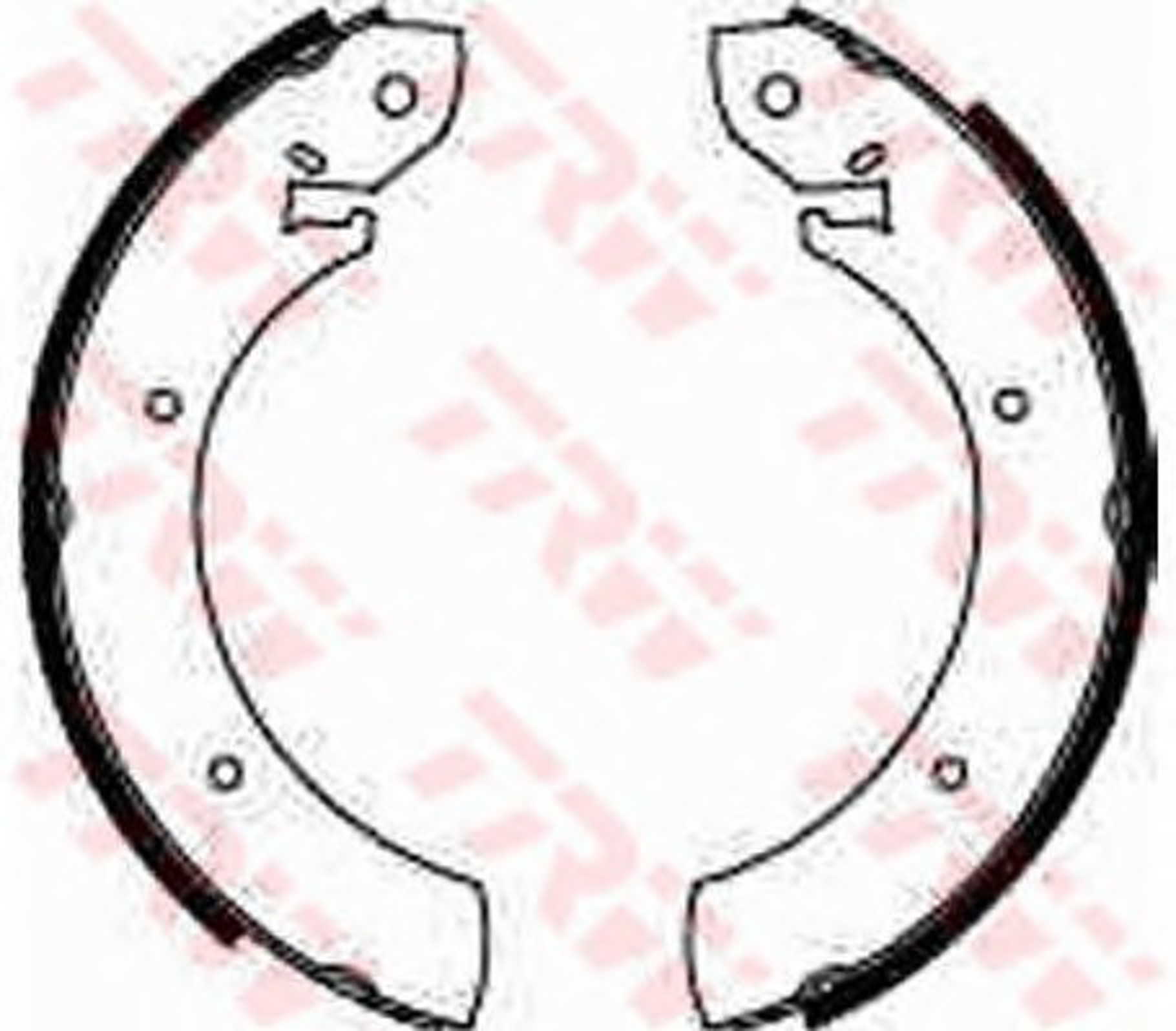 Колодки тормозные барабанные TRW GS6250