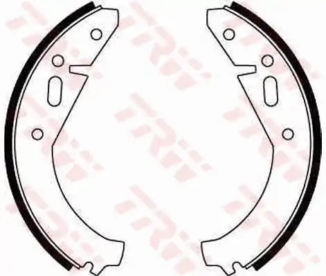 Тормозные колодки задние (барабанные) TRW GS8141