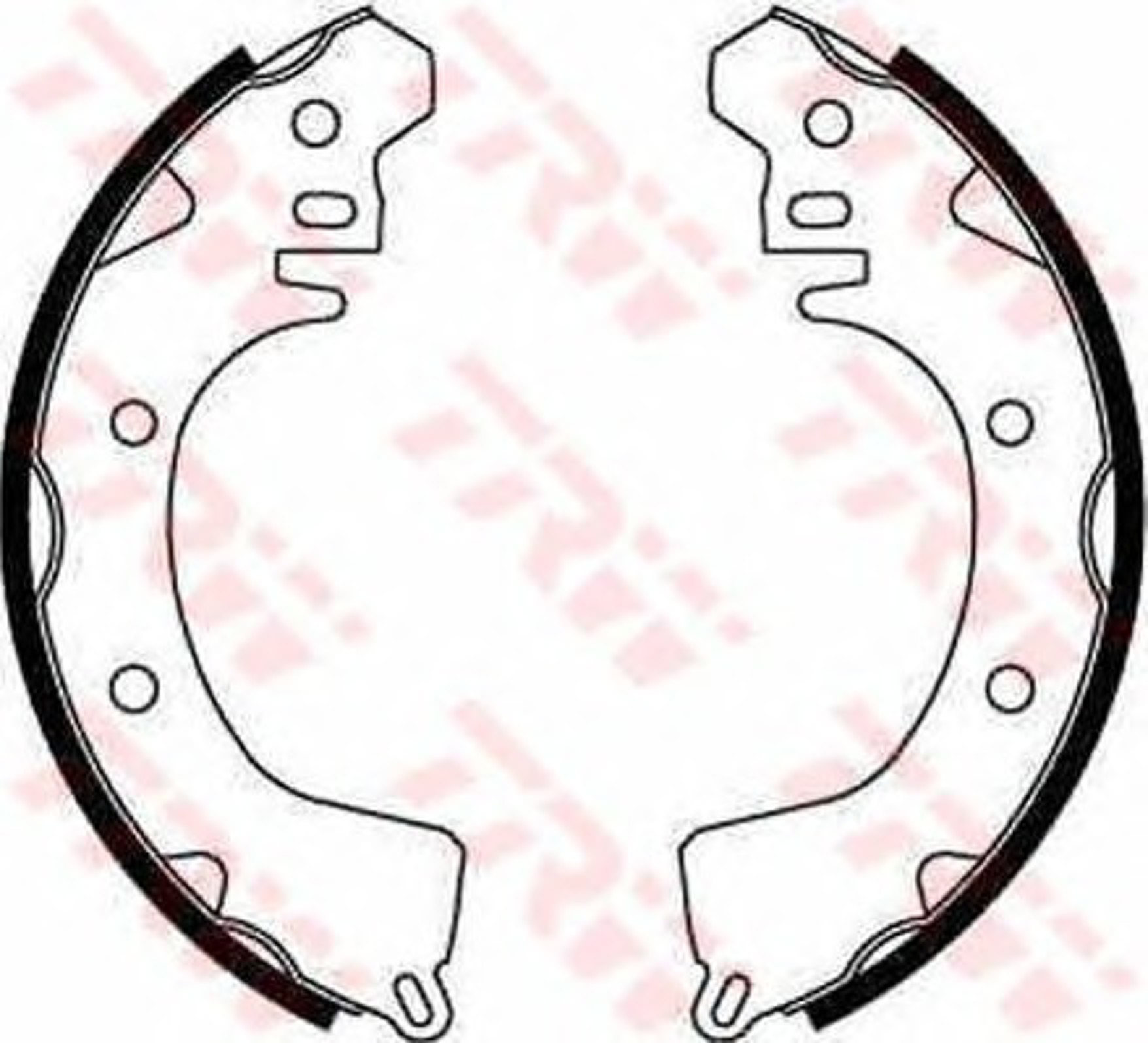 Колодки тормозные барабанные TRW GS8221