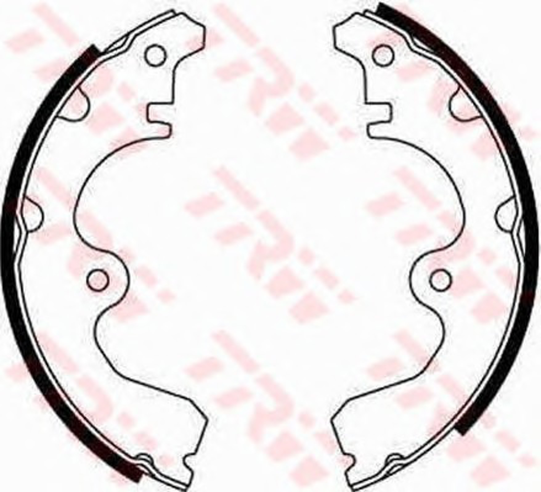 Колодки тормозные барабанные TRW GS8243