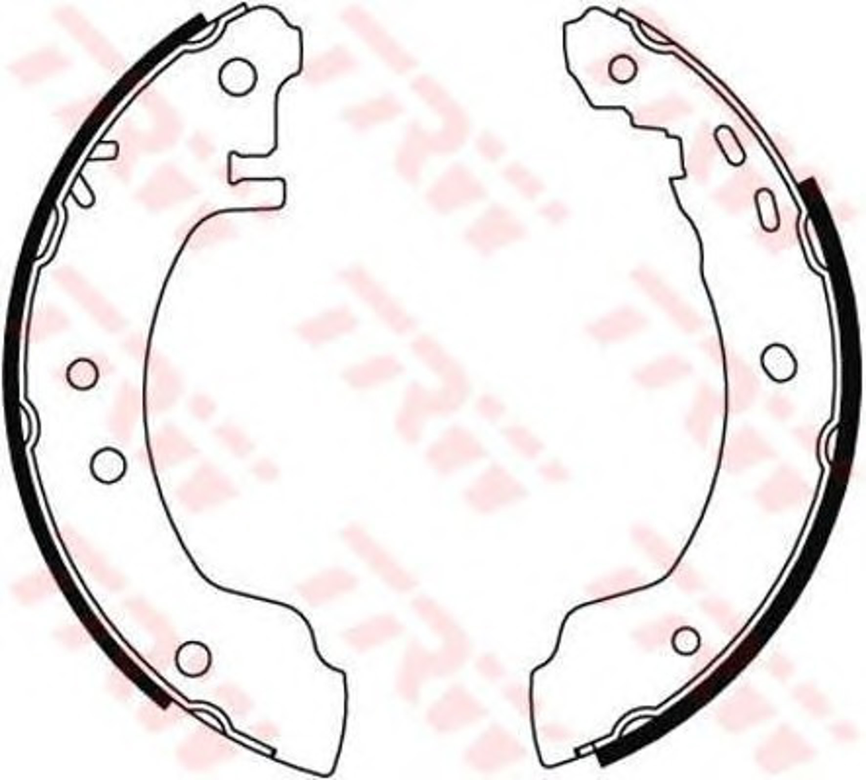 Колодки тормозные барабанные TRW GS8529