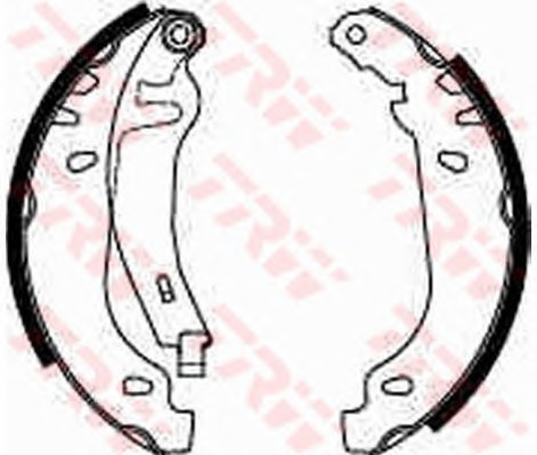 Колодки тормозные барабанные TRW GS8531