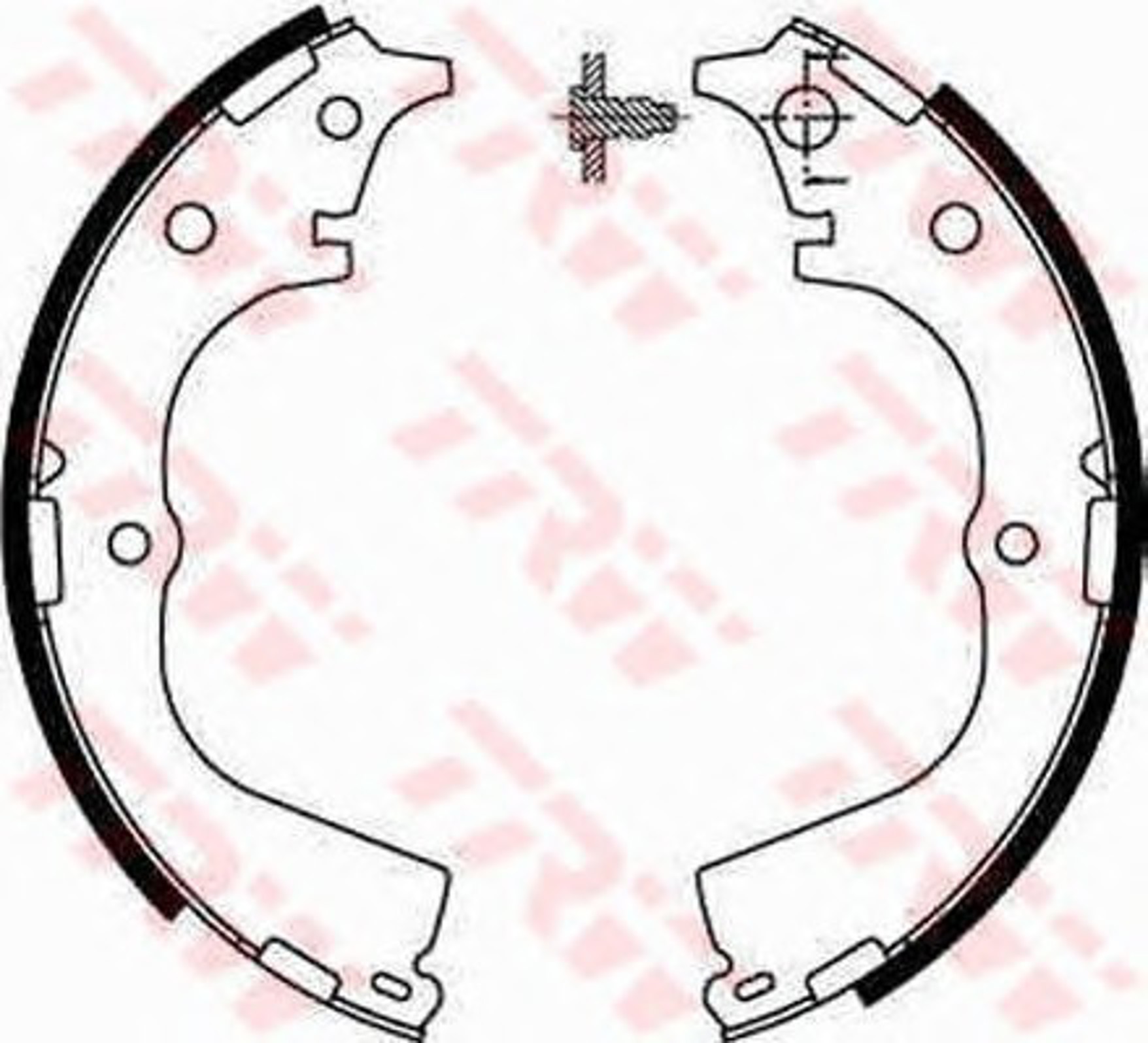 Колодки тормозные барабанные TRW GS8593