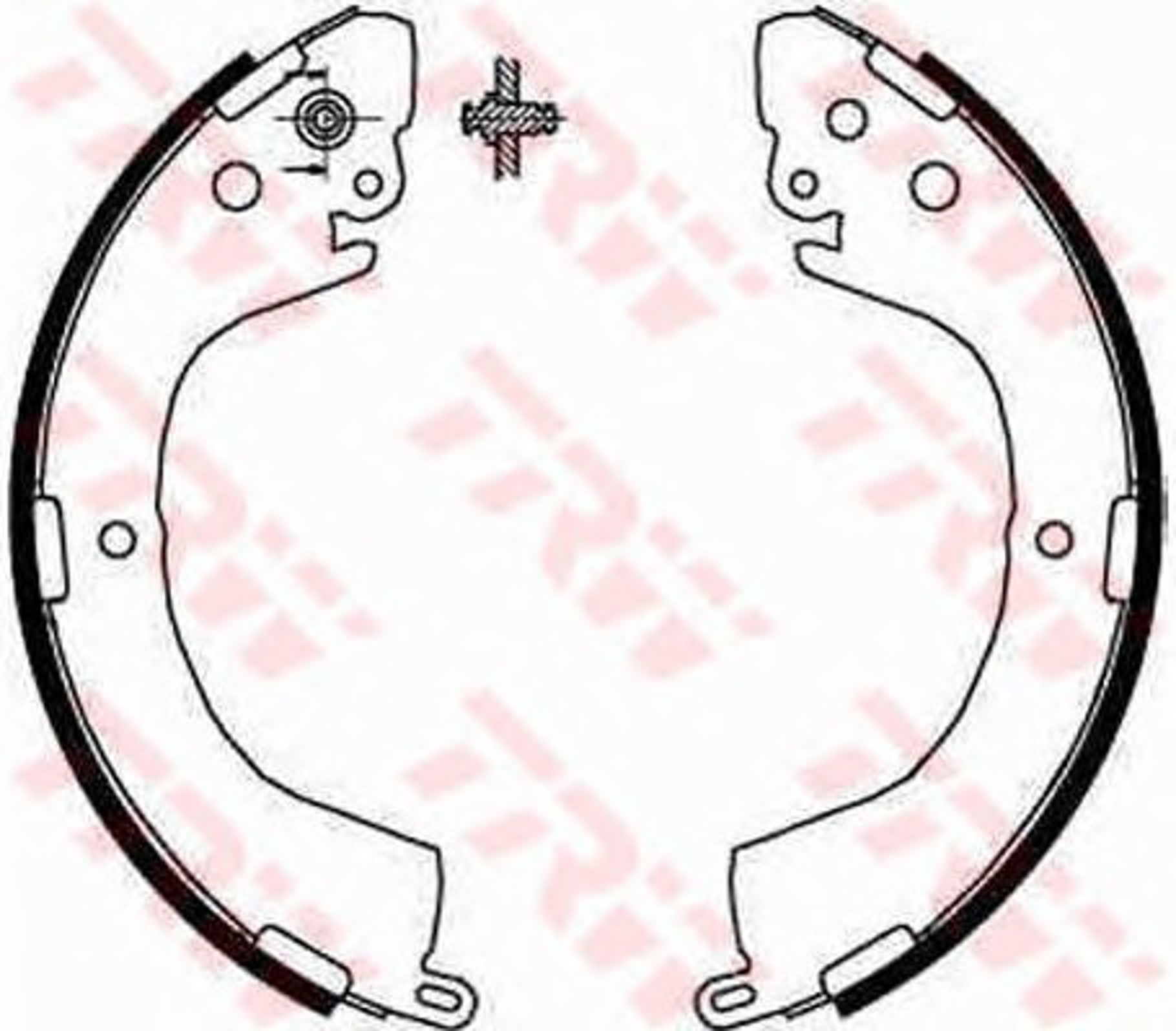 Колодки тормозные барабанные TRW GS8667