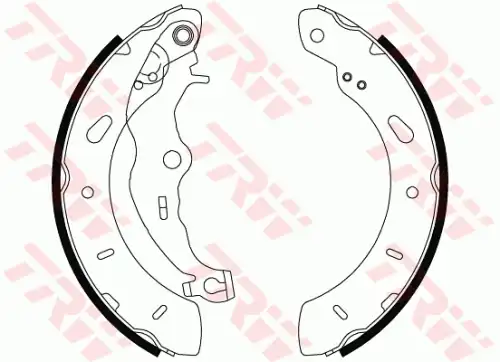 Тормозные колодки задние (барабанные) TRW GS8806