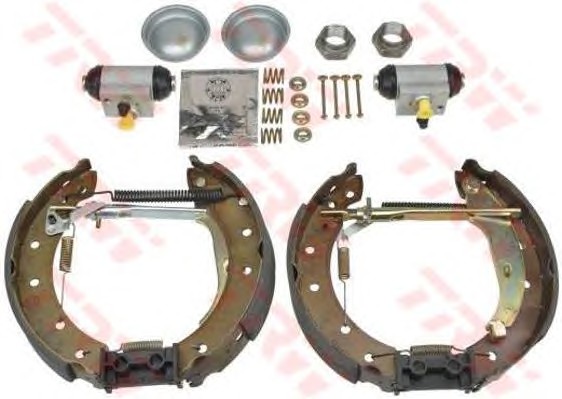 Комплект тормозных колодок superkit TRW GSK1255