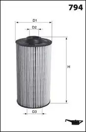 Lfoe285 фильтр масляный TRW LFOE285