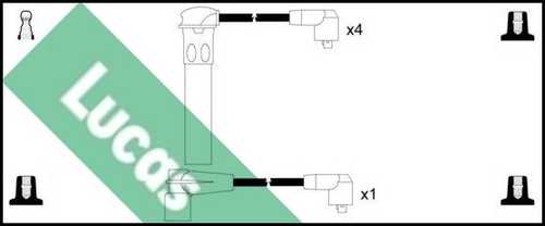 ПРОВОДА ЗАЖИГАНИЯ (К-Т) TRW LUC4643