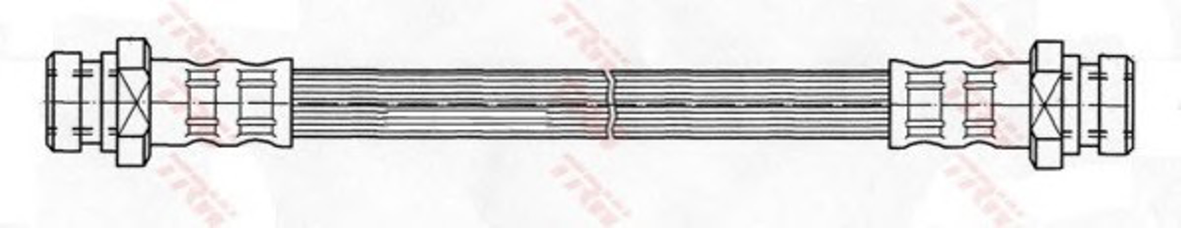Шланг тормозной TRW PHA362