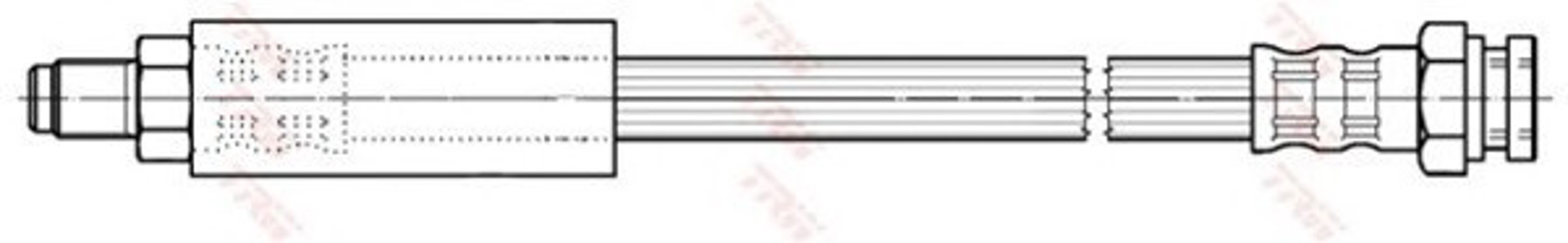 Шланг тормозной TRW PHB160