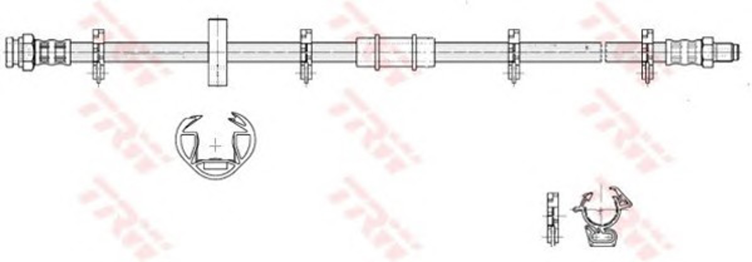 Шланг тормозной TRW PHB183