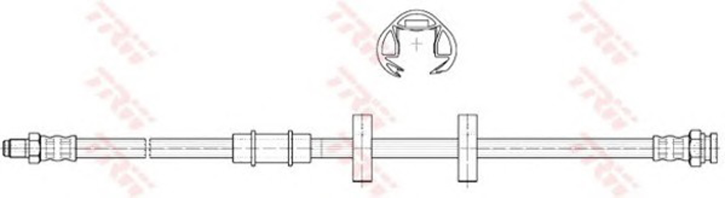 Шланг тормозной TRW PHB327