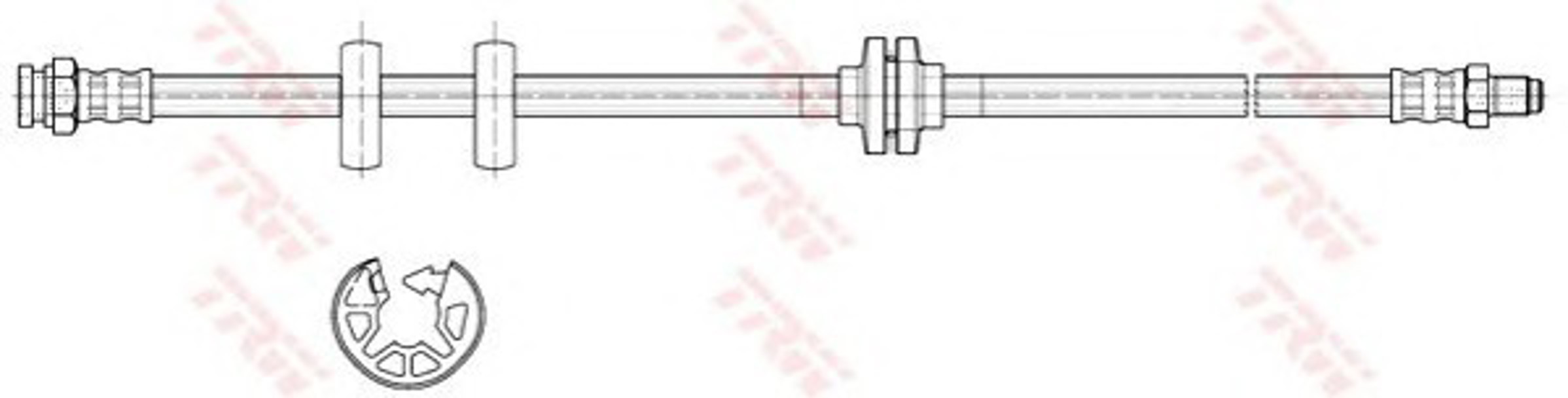 Шланг тормозной TRW PHB399