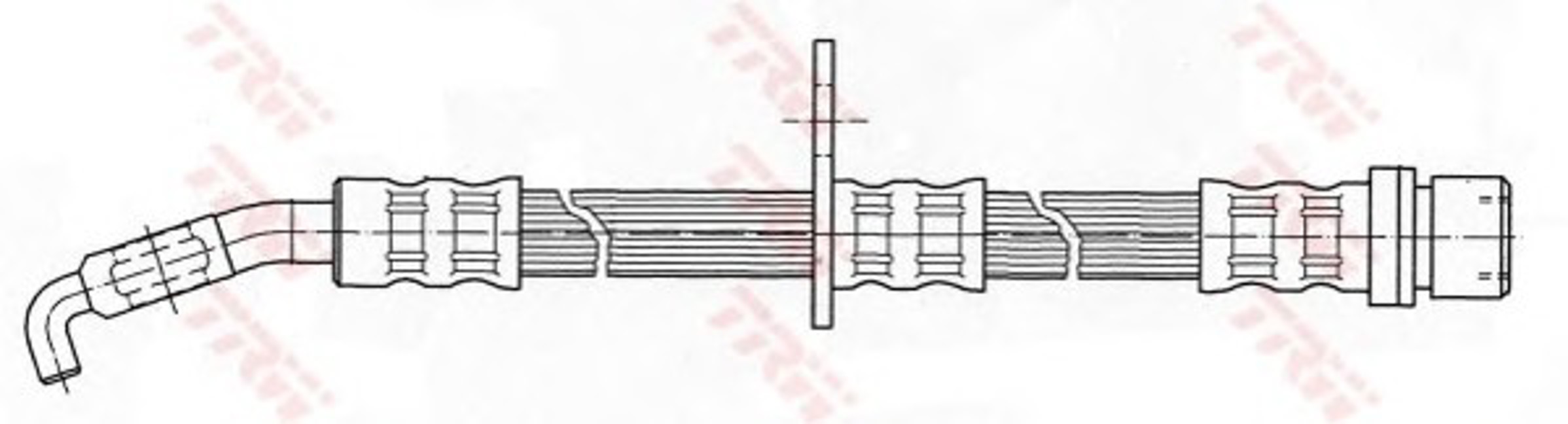 Шланг тормозной TRW PHD412