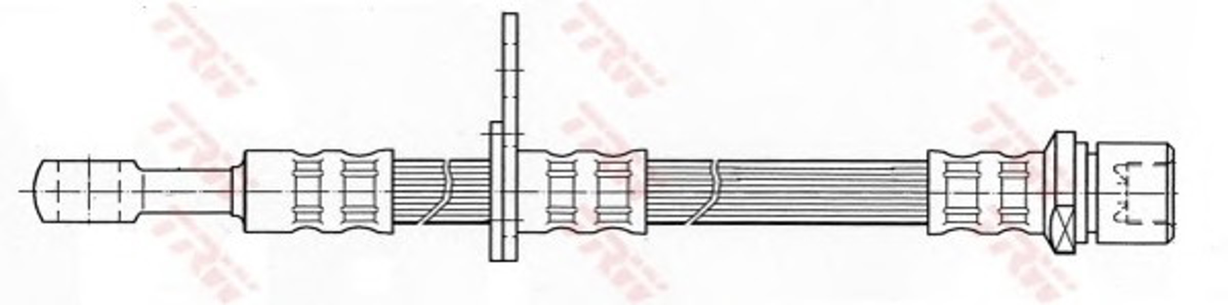 Шланг тормозной TRW PHD437