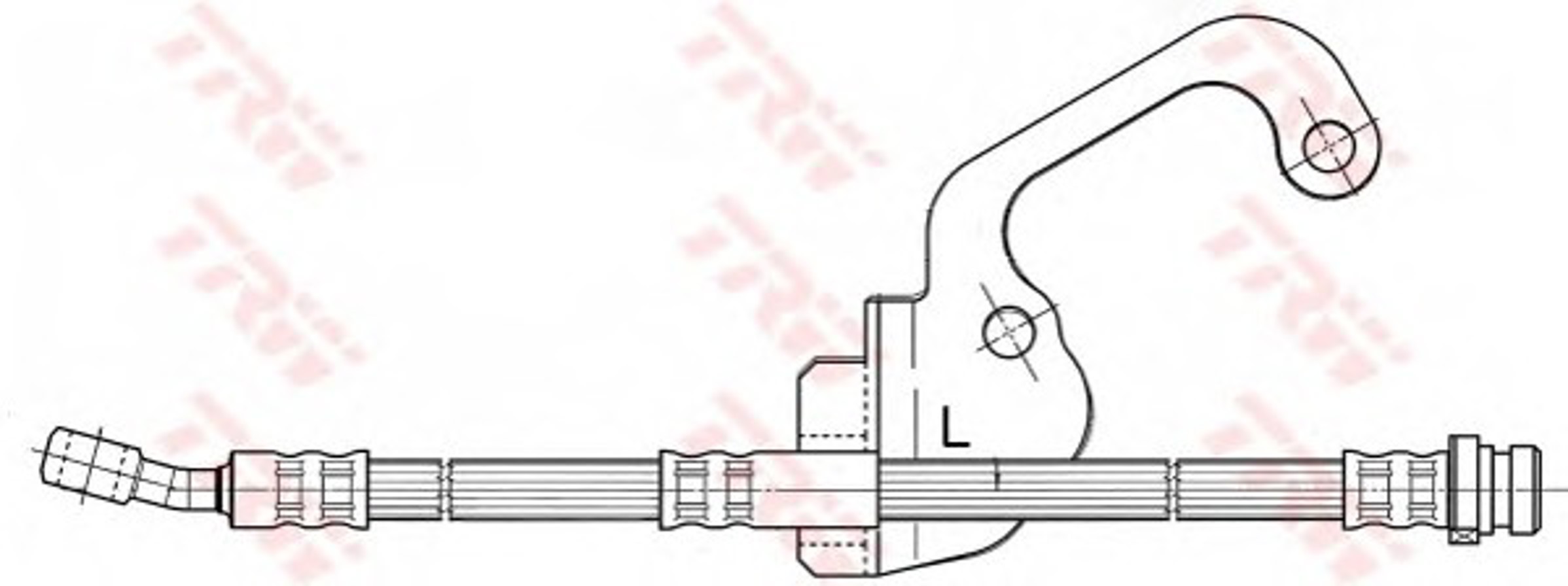 Шланг тормозной TRW PHD506