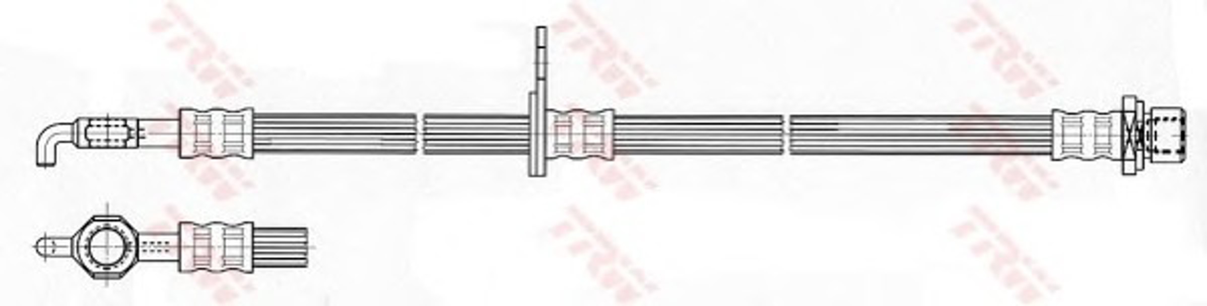 Шланг тормозной TRW PHD534