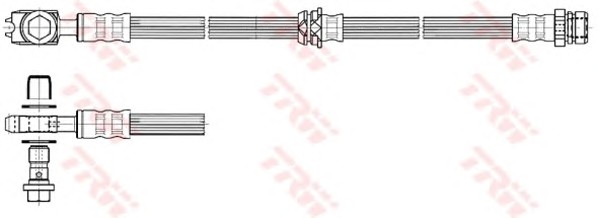 Шланг тормозной TRW PHD560