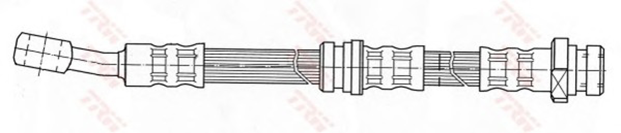 Шланг тормозной TRW PHD704