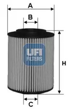 Масляный фильтр UFI 25.075.00