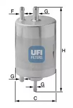 31.841.00 UFI Фильтр топливный