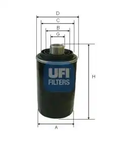 23.493.00 UFI Масляный фильтр