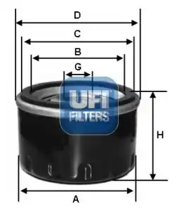 Масляный фильтр UFI 23.575.00