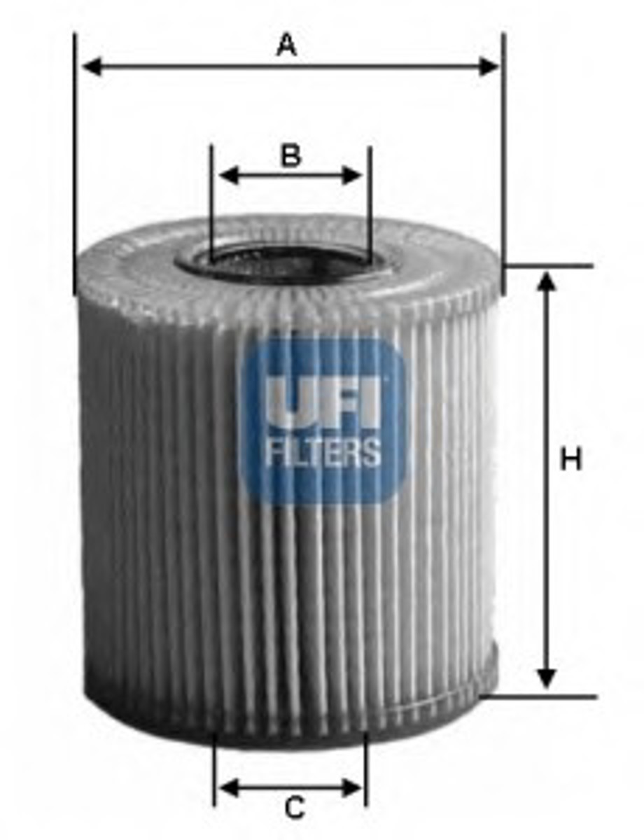 Фильтр масляный UFI 25.071.00