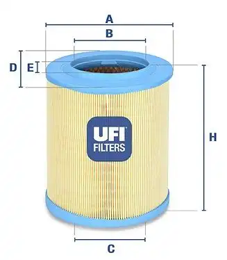 27.606.00 UFI Воздушный фильтр