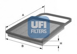 30.345.00 UFI Фильтр воздушный