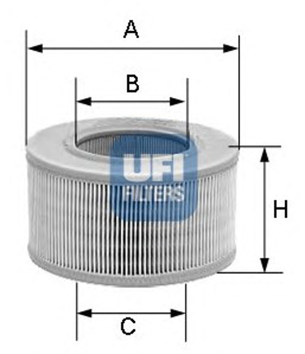 Фильтр воздушный UFI 30.881.01