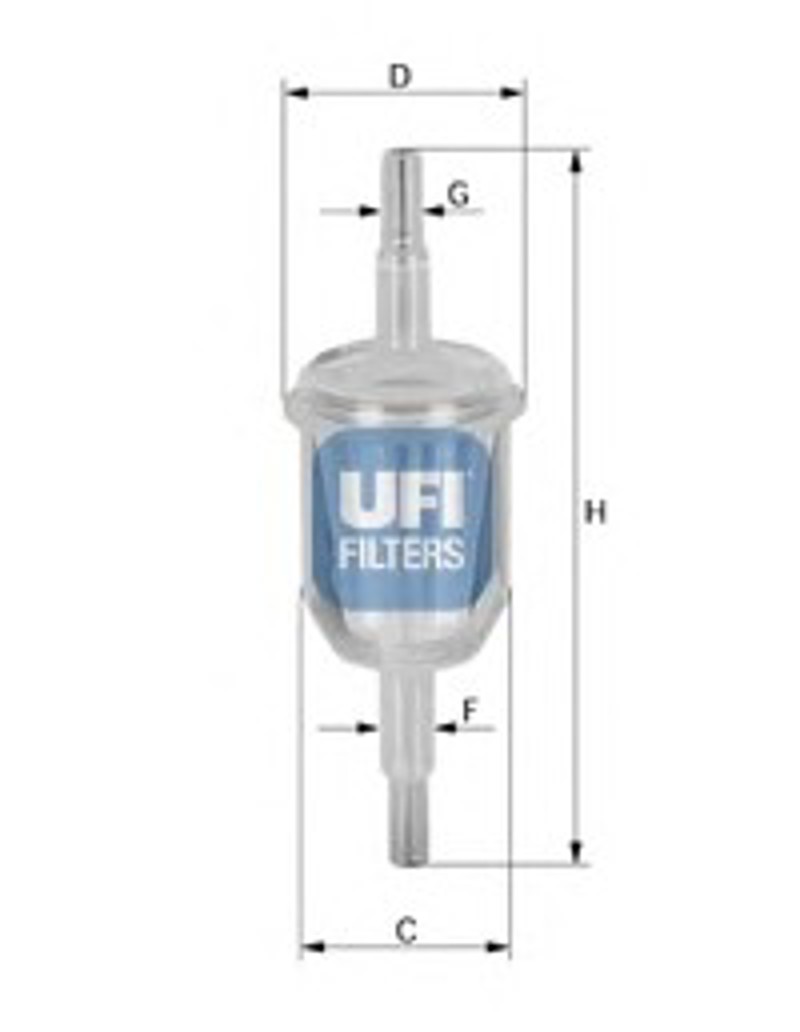 Фильтр топливный UFI 31.009.00