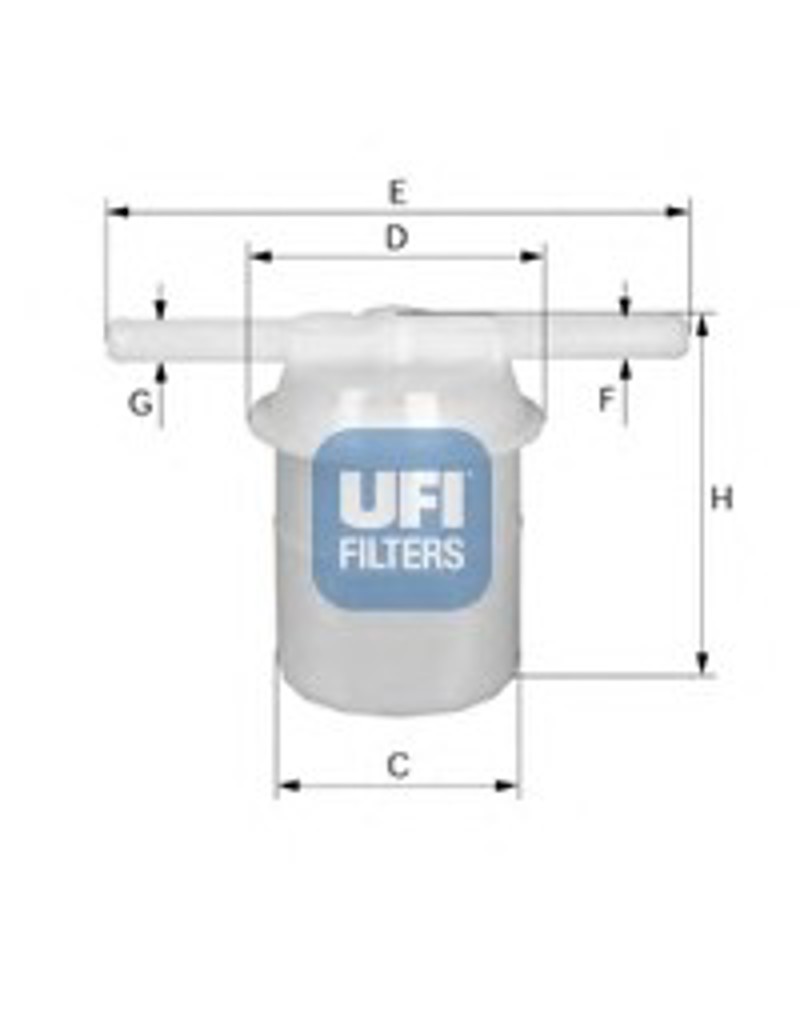Фильтр топливный UFI 31.018.00