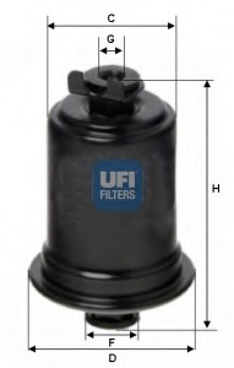 Фильтр топливный UFI 31.554.00