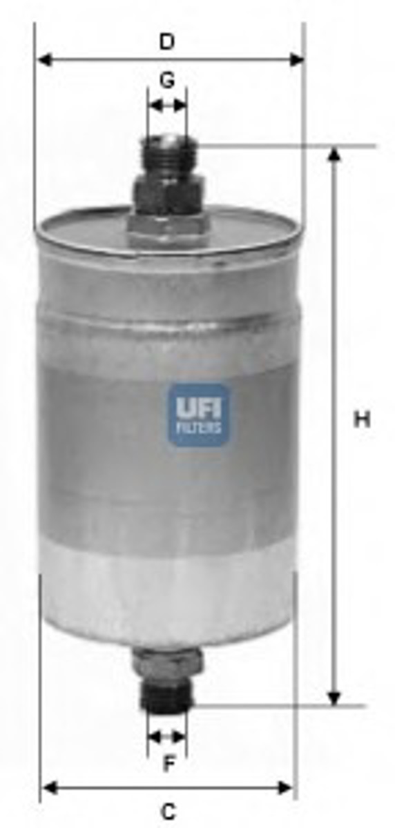 Фильтр топливный UFI 31.578.00