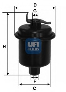 31.621.00 UFI Фильтр топливный