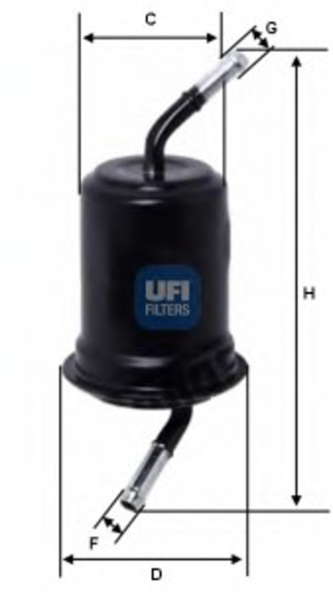 Фильтр топливный UFI 31.689.00