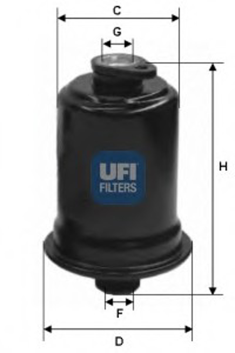 Фильтр топливный UFI 31.712.00