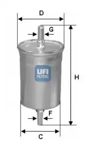 31.722.00 UFI Топливный фильтр